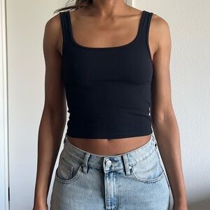 Abercrombie & Fitch Seamless Ribbed square neck tank